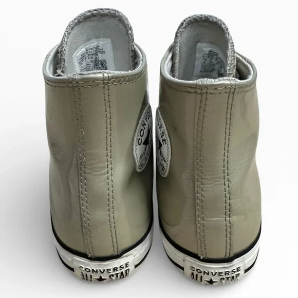 Converse Chuck Taylor All Star Hi Metallic Gold High Top Sneakers Womens 8 - Picture 4 of 8